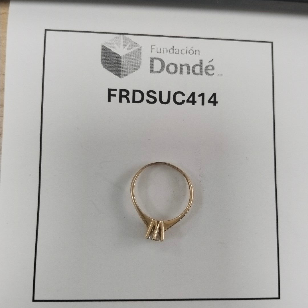 SOLITARIO ORO 14 K 1.6 GRMS (SEMINUEVO)