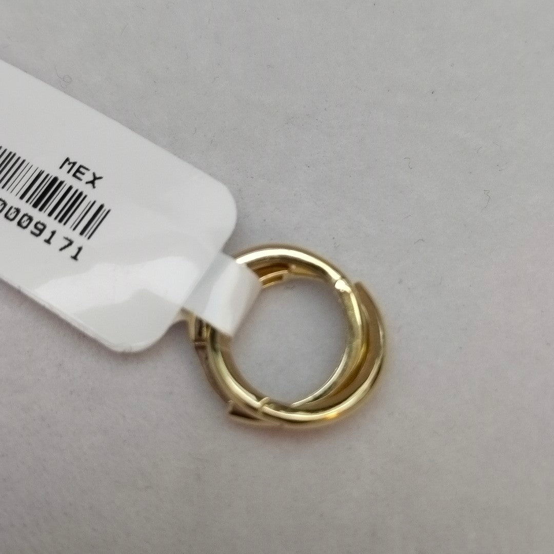 ARETES HUGGIES LISAS 14K 1.6 GR (NUEVO)