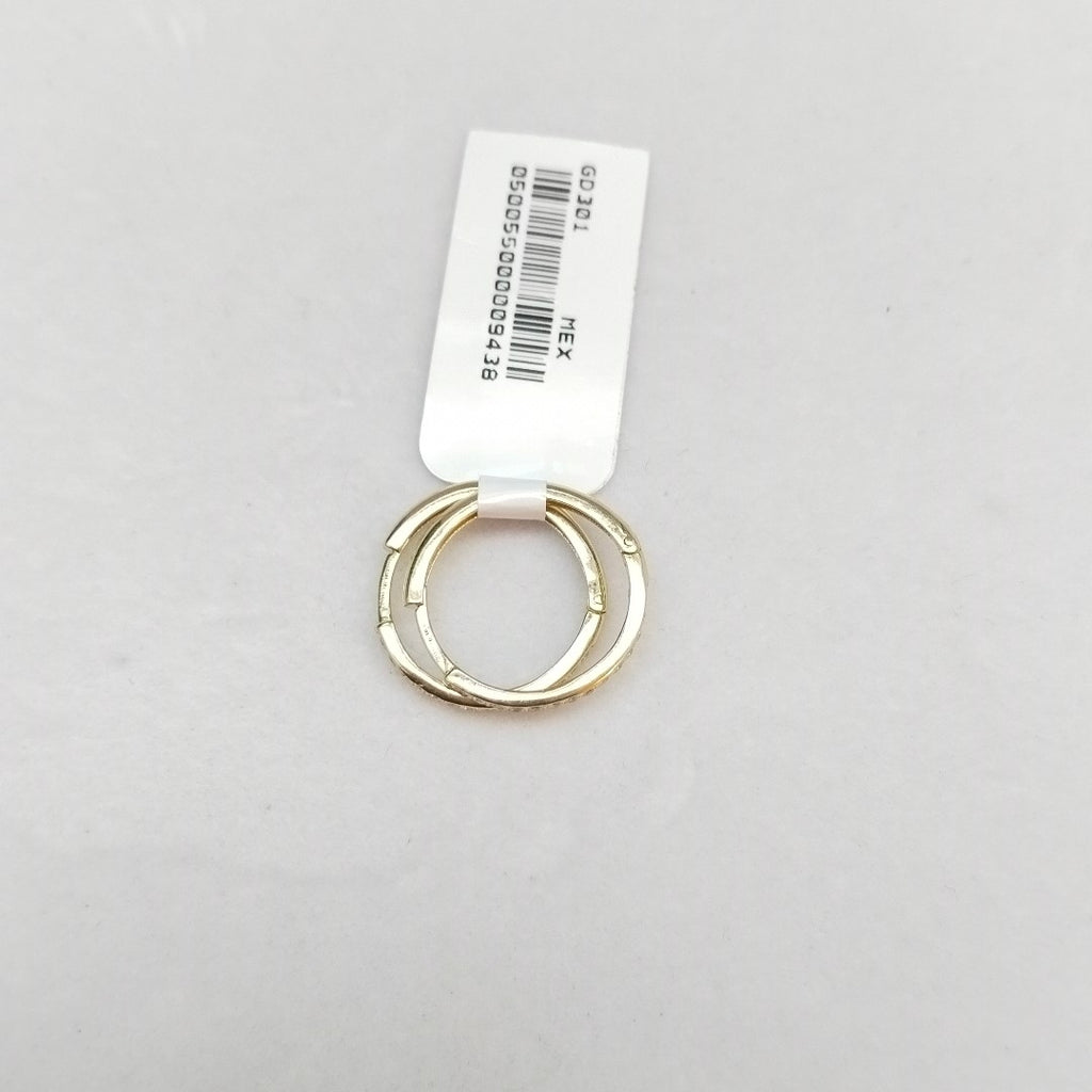 ARETES ARRACADAS C CIRCONIAS 14K 2 GR (NUEVO)