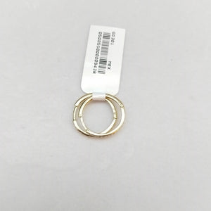ARETES ARRACADAS C CIRCONIAS 14K 2 GR (NUEVO)