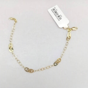 PULSERA ESPECIAL 14K 21 CM 1.8 GR (NUEVO)