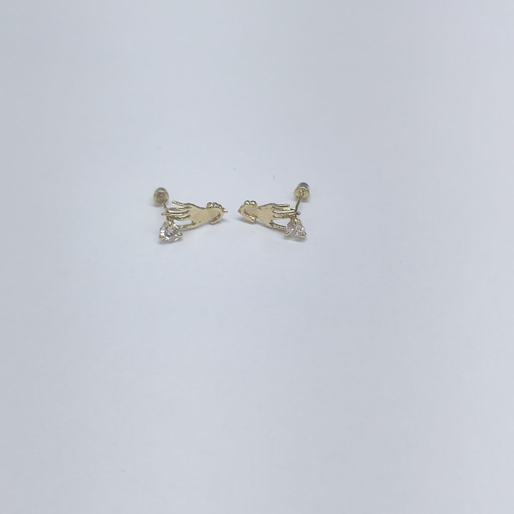BROQUELES PAR ORO 10 K 0,80 GRMS (SEMINUEVO)