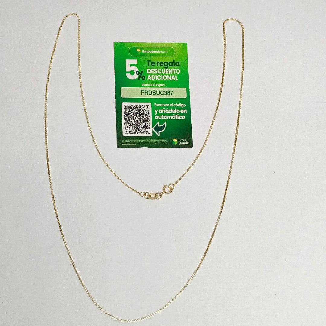 CADENA VENECIANO 14K 60 CM 2.6 GR (NUEVO)