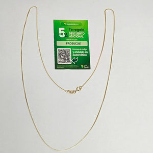 CADENA VENECIANO 14K 60 CM 2.6 GR (NUEVO)