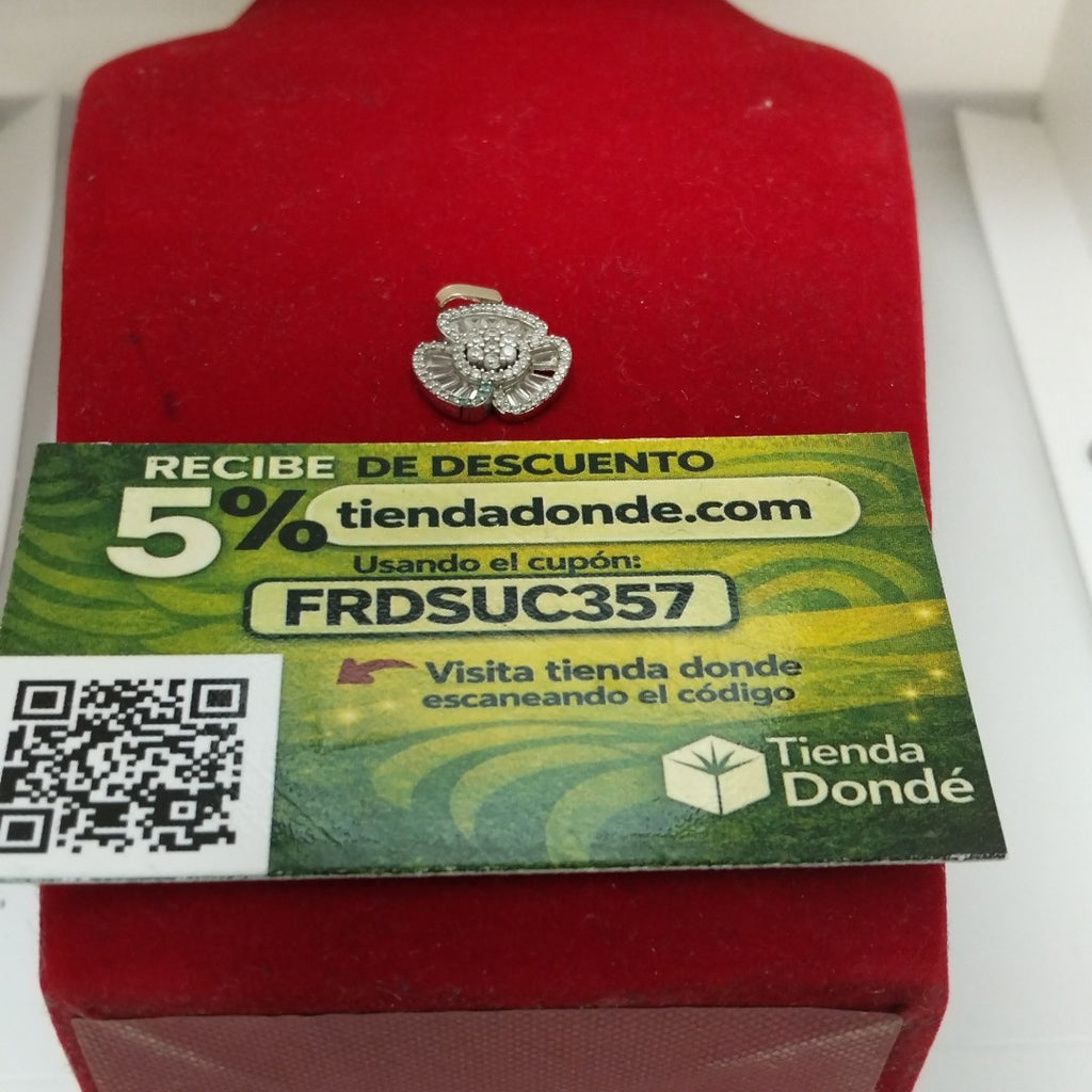DIJE ORO, ORO BLANCO 10 K 2.8 GRMS (SEMINUEVO)