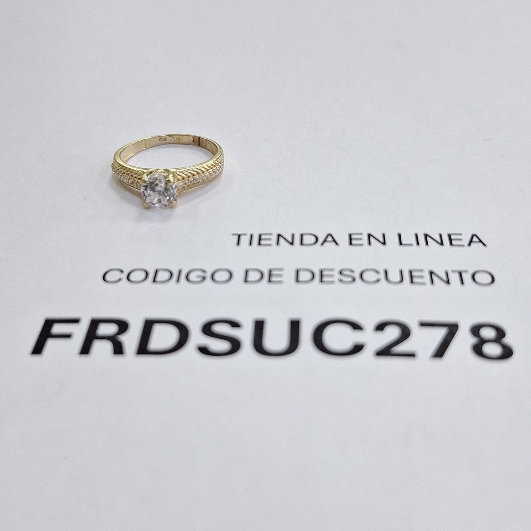 SOLITARIO ORO 10 K 2.3 GRMS (SEMINUEVO)