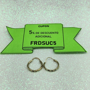 ARRACADAS PAR ORO 10 K 0,80 GRMS (SEMINUEVO)