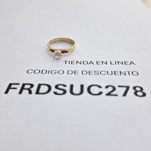 SOLITARIO ORO 10 K 1,80 GRMS (SEMINUEVO)