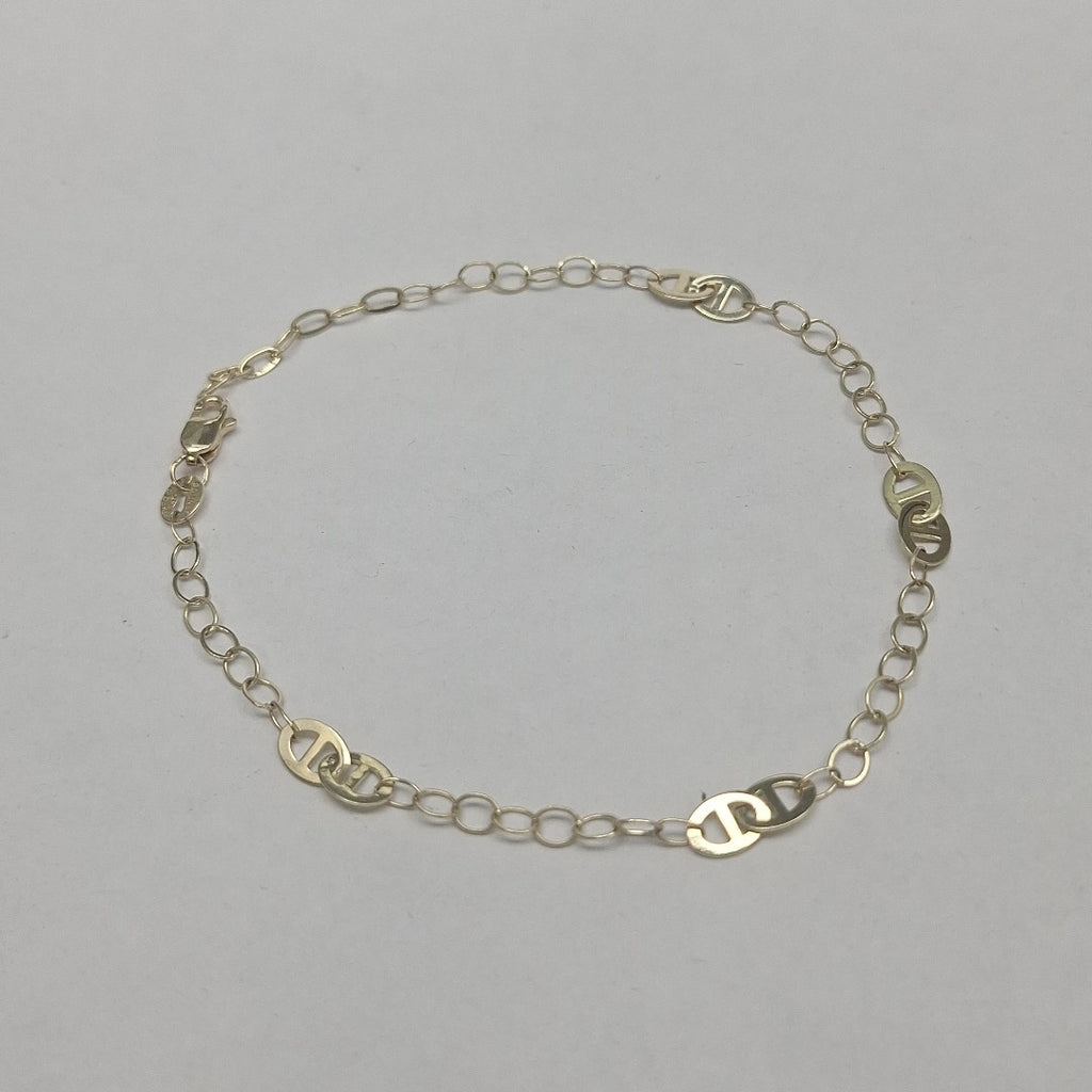PULSERA ESPECIAL 14K 21 CM 1.9 GR (NUEVO)