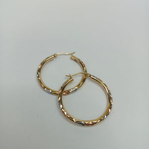 ARRACADAS PAR ORO 14 K 2,50 GRMS (SEMINUEVO)
