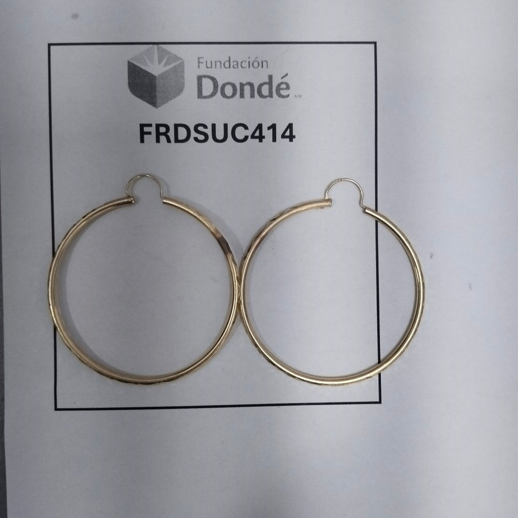 ARRACADAS PAR ORO 14 K 3.5 GRMS (SEMINUEVO)