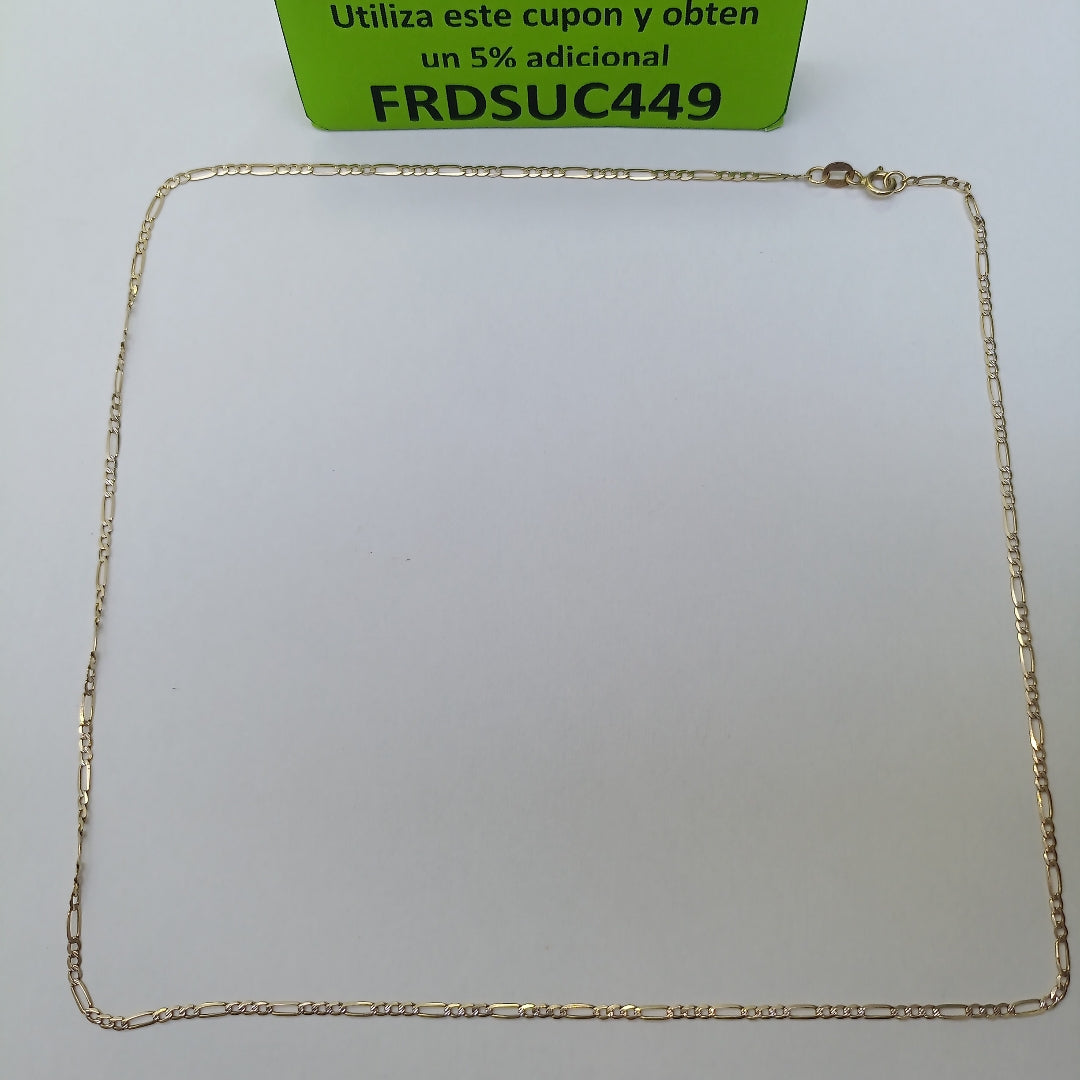 CADENA ORO 14 K 2.6 GRMS (SEMINUEVO)