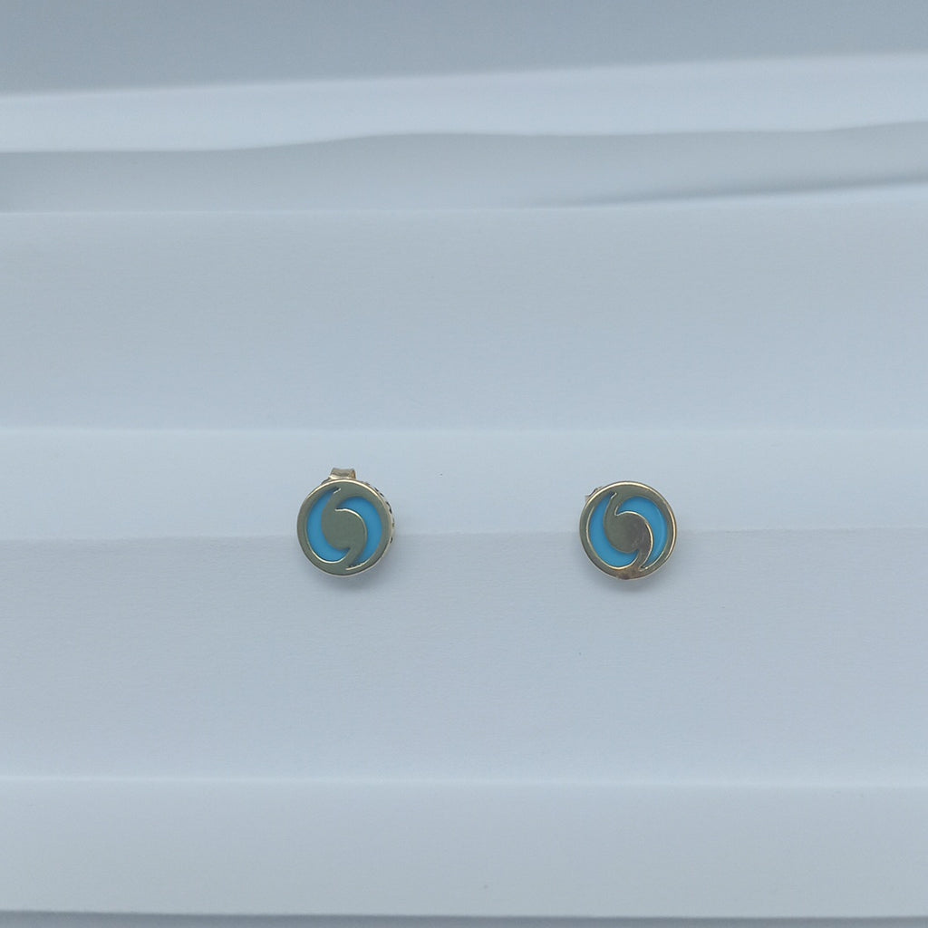 ARETES PAR ORO 14 K 2 GRMS (SEMINUEVO)