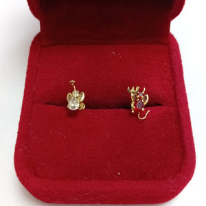 BROQUELES PAR ORO 10 K 0,40 GRMS (SEMINUEVO)