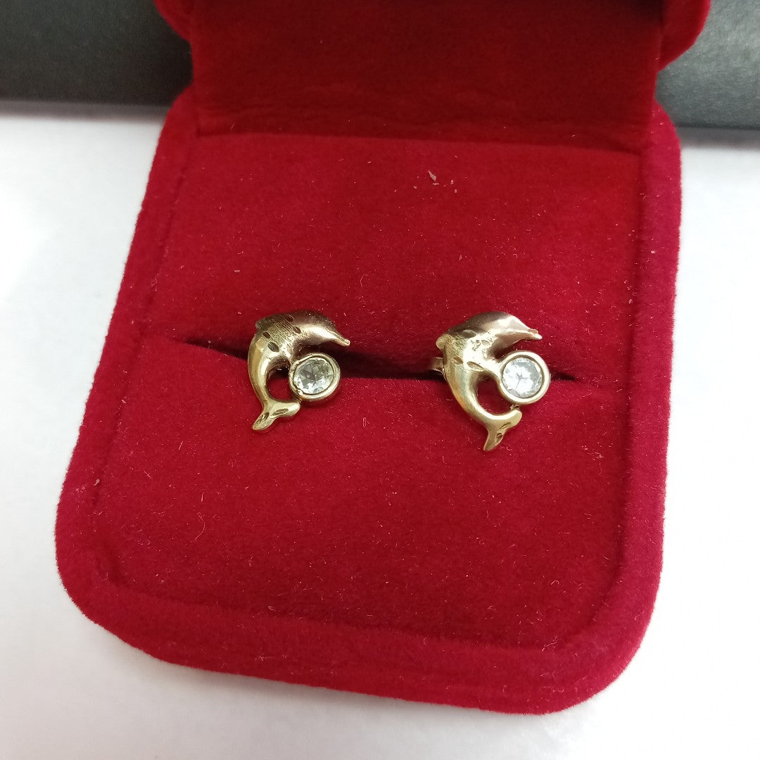 BROQUELES PAR ORO 10 K 0,80 GRMS (SEMINUEVO)