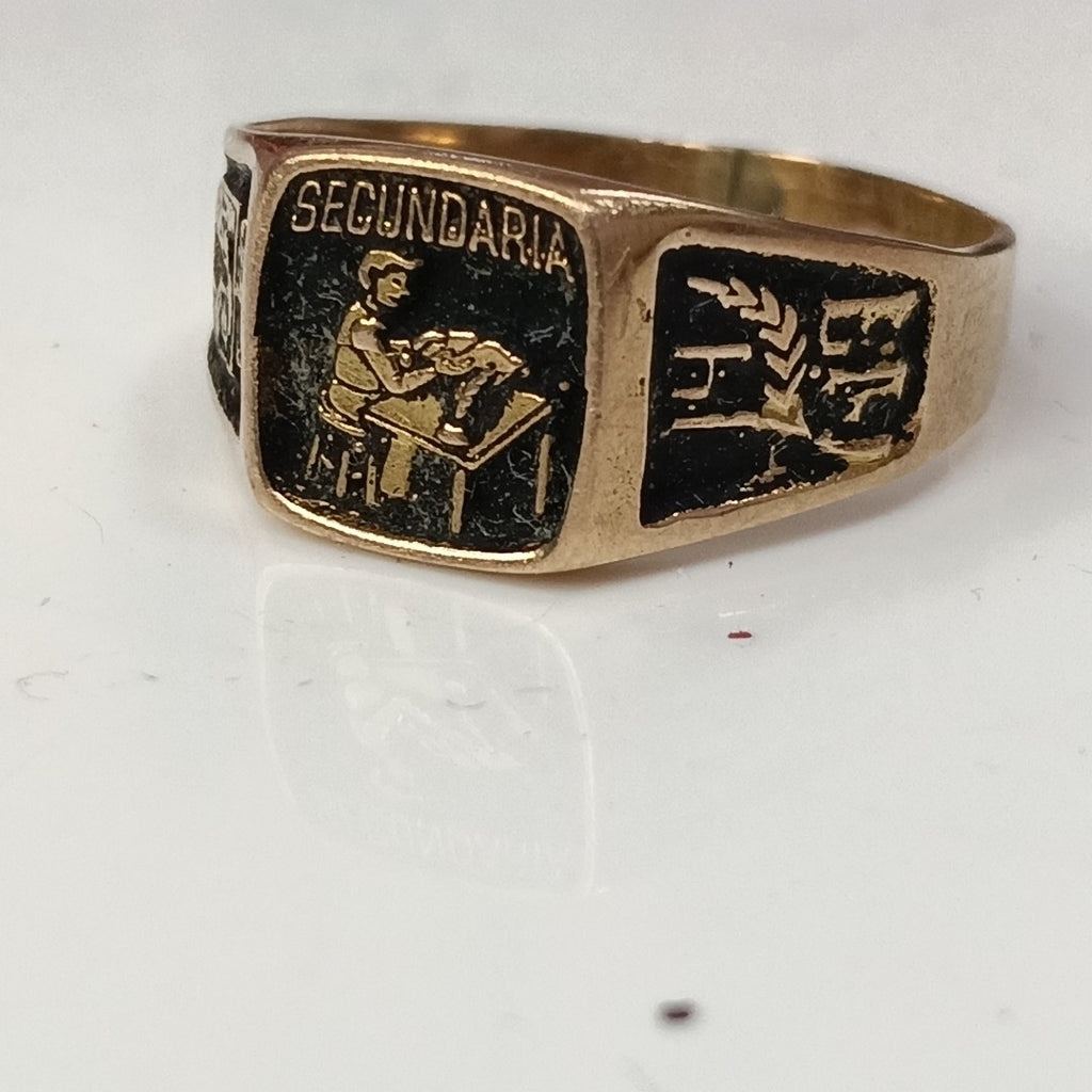 ANILLO DE GRADUACIÓN ORO 8 K 3,00 GRMS (SEMINUEVO)