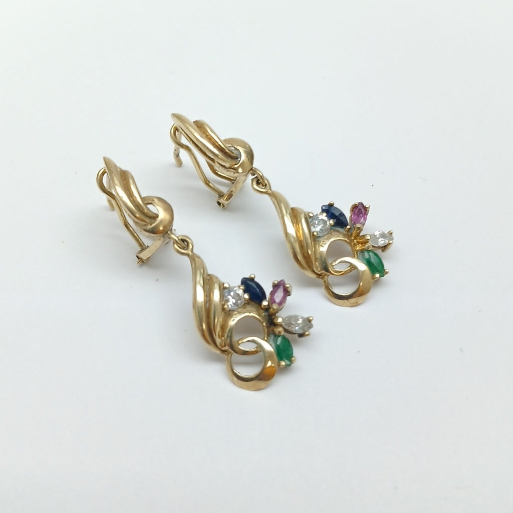 ARETES PAR ORO 10 K 4.6 GRMS (SEMINUEVO)