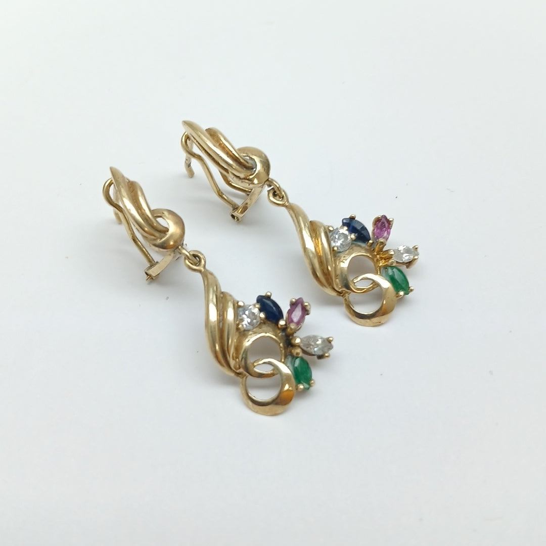ARETES PAR ORO 10 K 4.6 GRMS (SEMINUEVO)