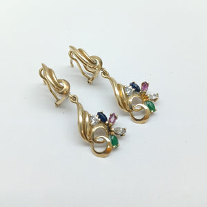 ARETES PAR ORO 10 K 4.6 GRMS (SEMINUEVO)
