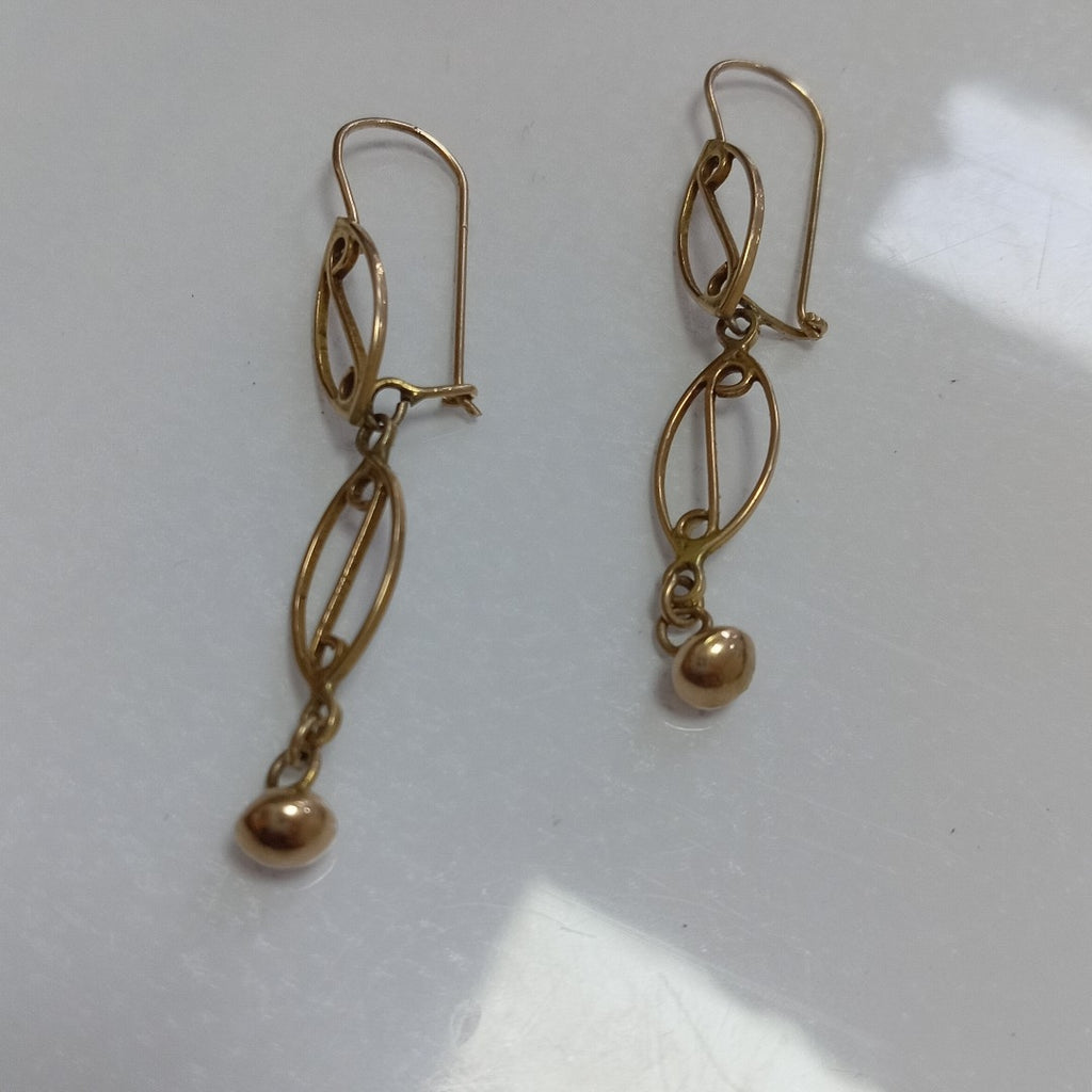 ARETES PAR ORO 10 K 2.2 GRMS (SEMINUEVO)