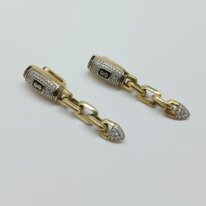 ARETES PAR ORO 10 K 5.2 GRMS (SEMINUEVO)