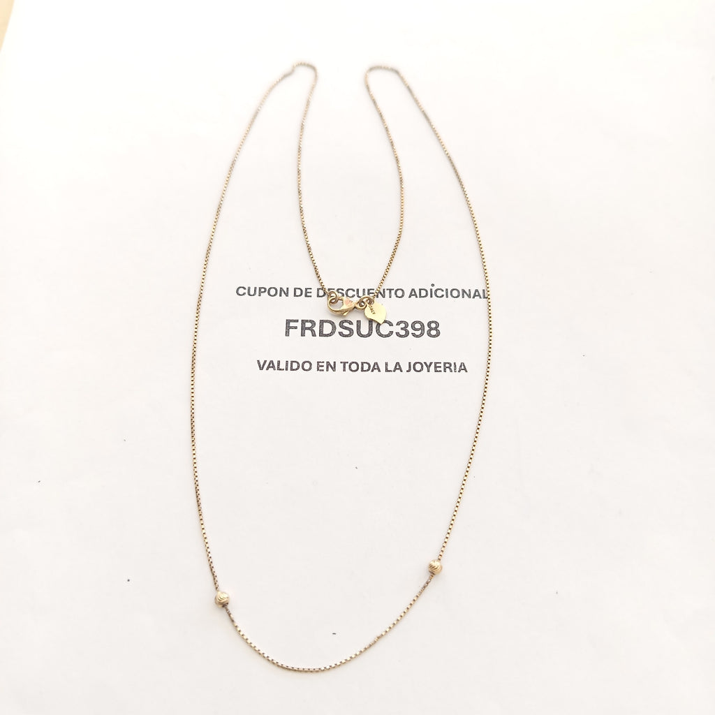 CADENA ORO 14 K 2,20 GRMS (SEMINUEVO)