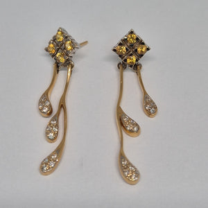 BROQUELES PAR ORO 14 K 7.3 GRMS (SEMINUEVO)