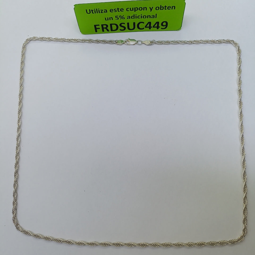 CADENA PLATA 11.1 GRMS (SEMINUEVO)