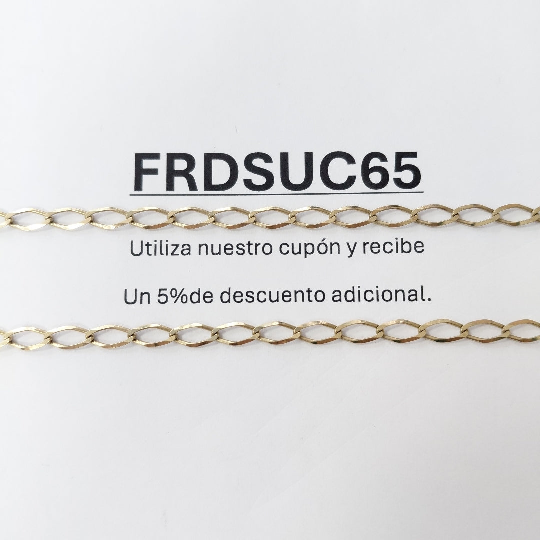 CADENA ORO 10 K 7.2 GRMS (SEMINUEVO)