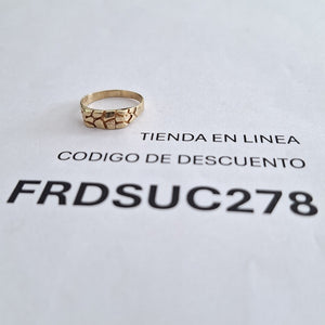 ANILLO ORO 10 K 1,50 GRMS (SEMINUEVO)