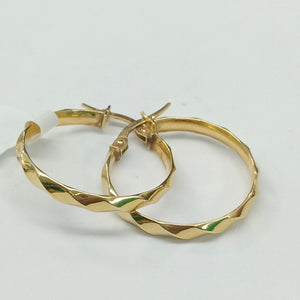 ARRACADAS PAR ORO 14 K 1.5 GRMS (SEMINUEVO)