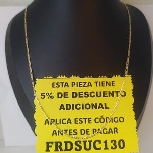 CADENAS CARTIER 3 1 AMARILLA ORO 14K 1.9 (NUEVO)
