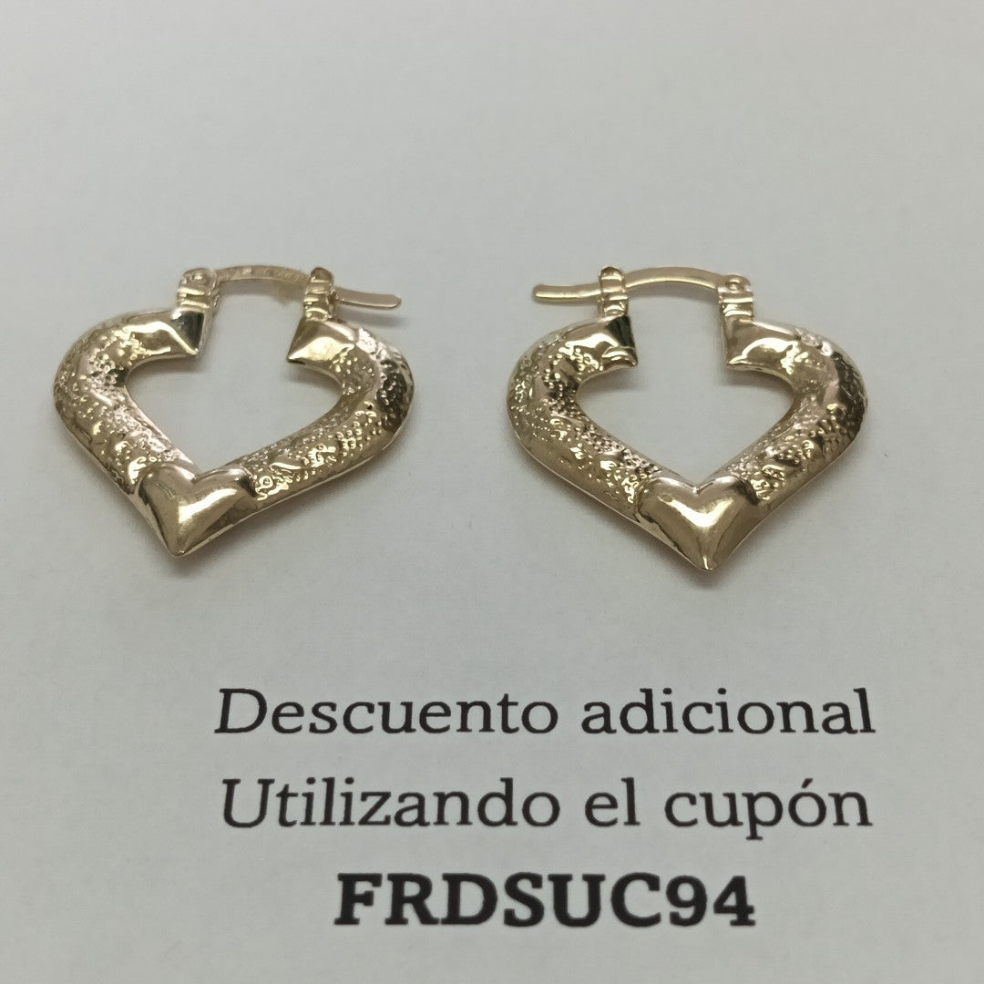 ARETES ARRACADAS 14K 1.8 GR (NUEVO)