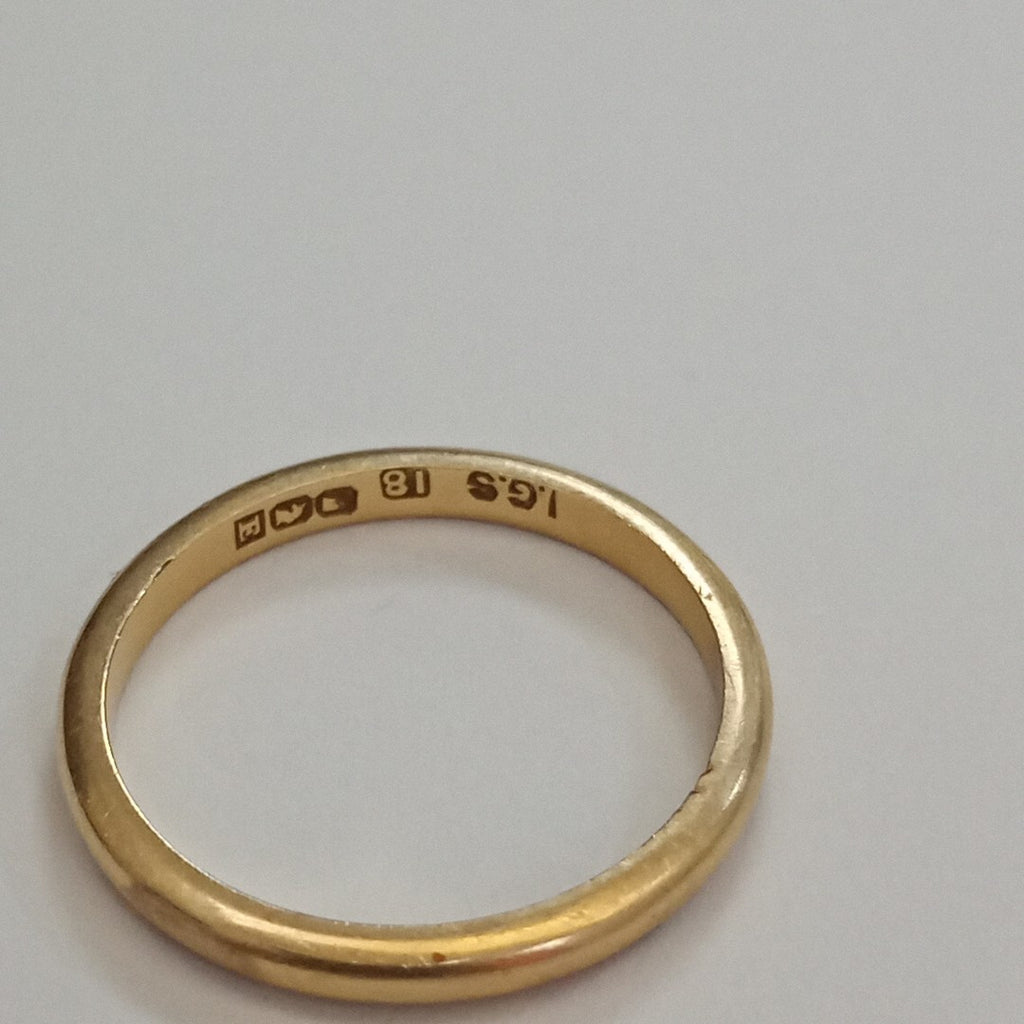 ARGOLLA ORO 18 K 2,40 GRMS (SEMINUEVO)