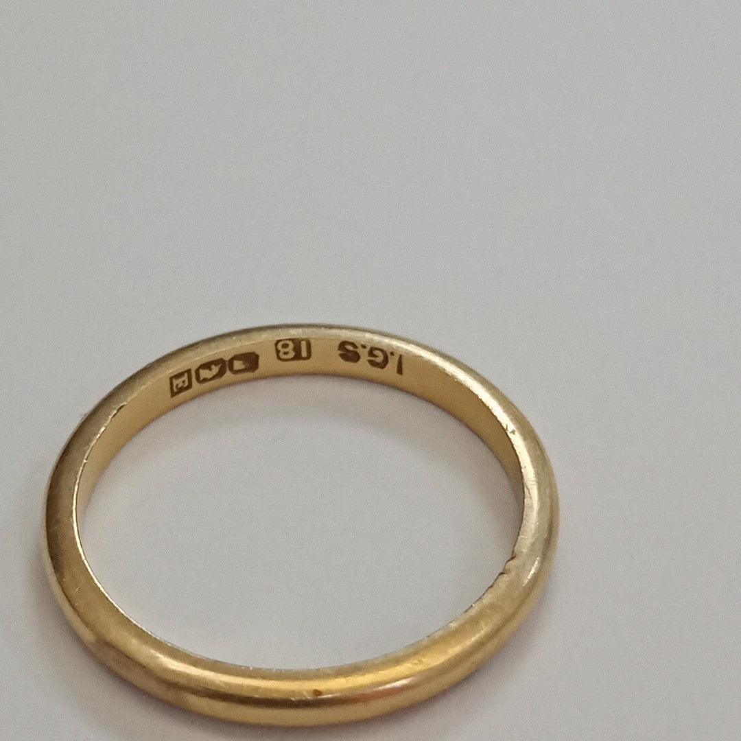 ARGOLLA ORO 18 K 2,40 GRMS (SEMINUEVO)