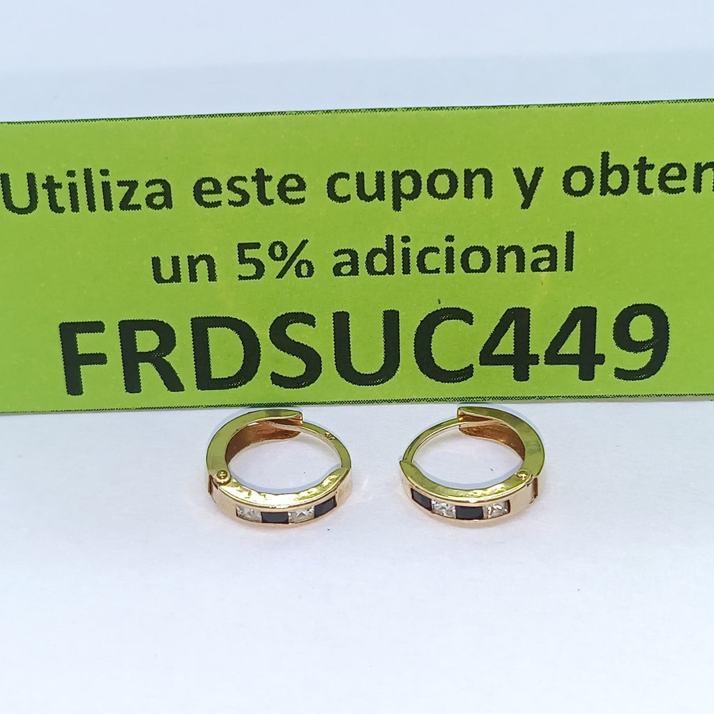 ARRACADAS PAR ORO,ORO MUY BAJO 8 K 1,00 GRMS (SEMINUEVO)