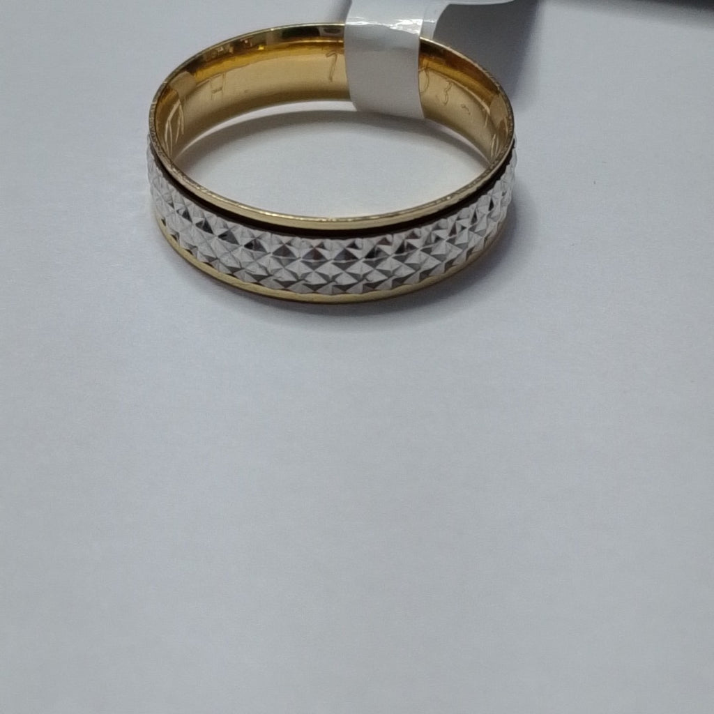 ARGOLLA ORO, ORO COMBINADO 14 K 3.3 GRMS (SEMINUEVO)