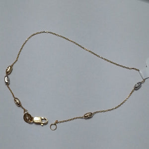 PULSERA ORO COMBINADO 14 K 1,10 GRMS (SEMINUEVO)