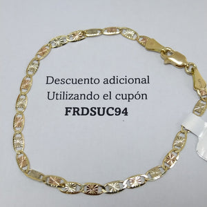 PULSERA GUCHI 14K 18 CM 2.9 GR (NUEVO)