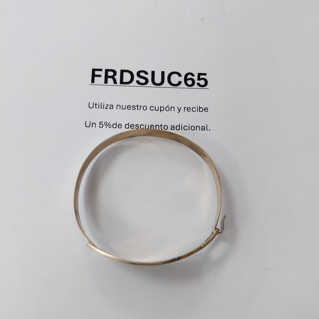 PULSERA RIGIDA ORO 10 K 12 GRMS (SEMINUEVO)