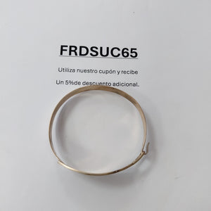 PULSERA RIGIDA ORO 10 K 12 GRMS (SEMINUEVO)