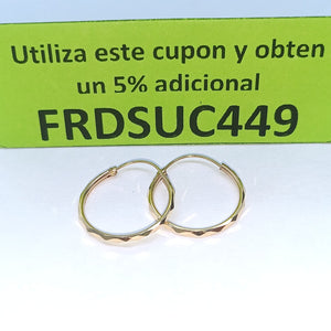 ARRACADAS PAR ORO 10 K 1,00 GRMS (SEMINUEVO)