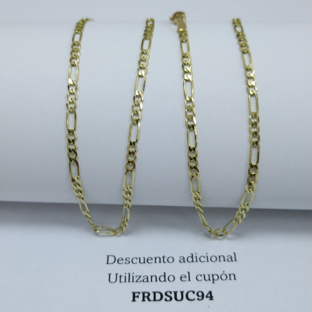 CADENA 3X1 14K 55 CM 4.9 GR (NUEVO)
