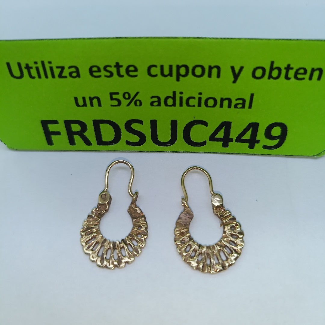 ARRACADAS PAR ORO 10 K 2,30 GRMS (SEMINUEVO)