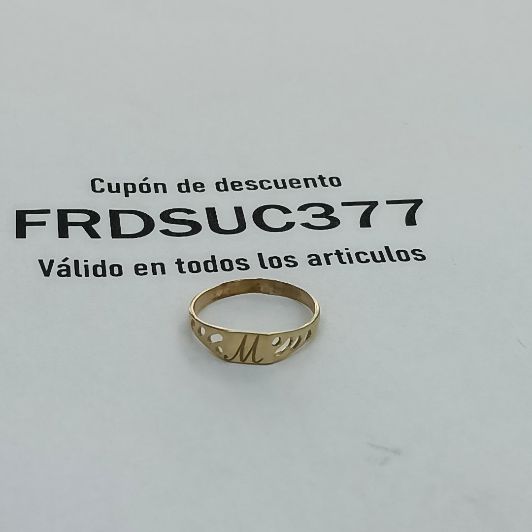 ANILLITO ORO 10 K 0.9 GRMS (SEMINUEVO)