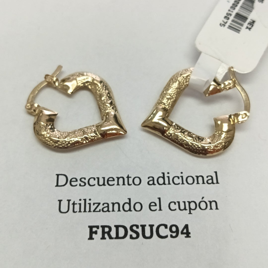 ARETES ARRACADAS 14K 1.8 GR (NUEVO)