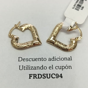 ARETES ARRACADAS 14K 1.8 GR (NUEVO)