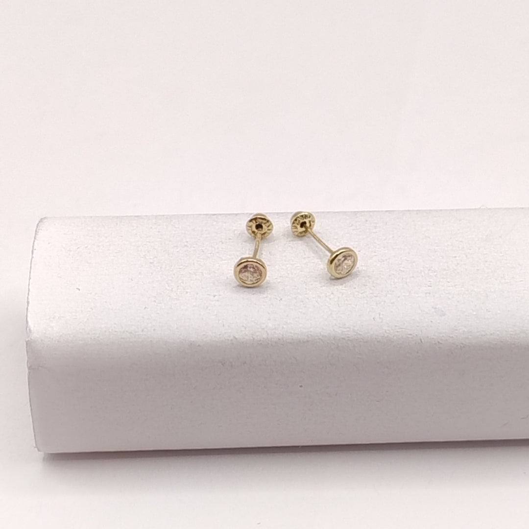 BROQUELES BROQUEL C CIRCONIA 14K 0.1501 GR (NUEVO)