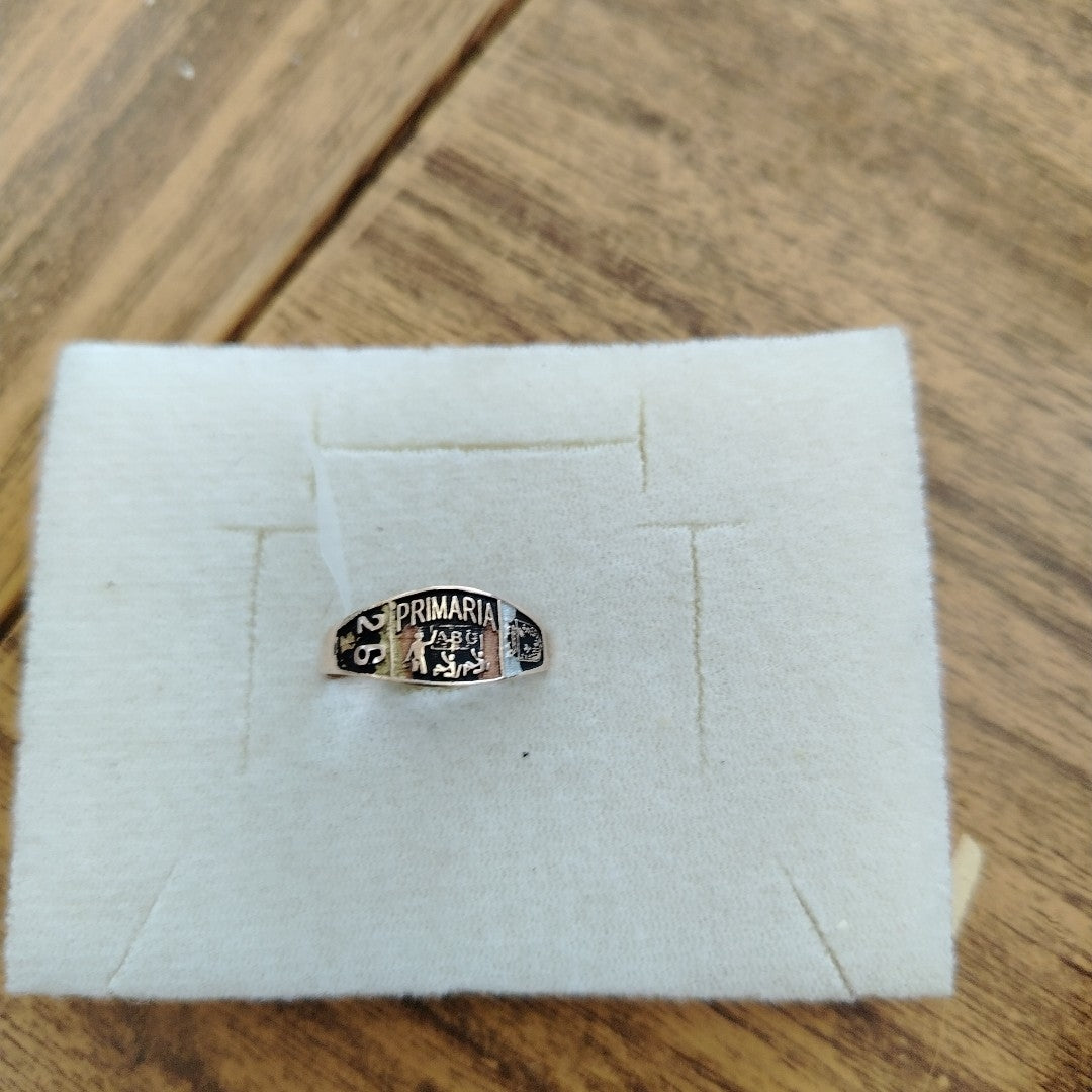 ANILLO DE GRADUACIÓN ORO 8 K 1 GRMS (SEMINUEVO)