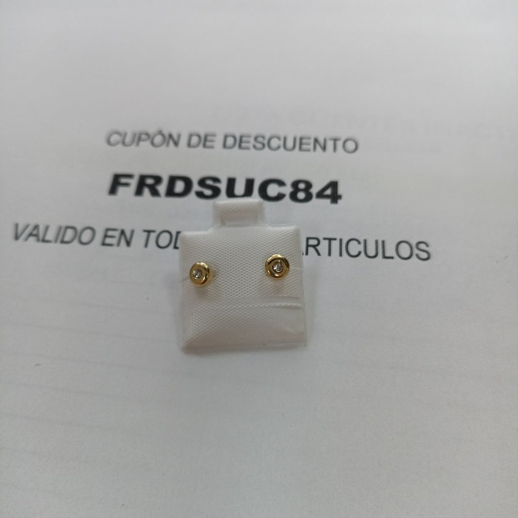 BROQUELES BROQUEL C CIRCONIA 14K 0.27 GR (NUEVO)